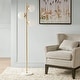 preview thumbnail 7 of 7, INK+IVY Holloway Gold 62-inch Floor Lamp with Round Shade