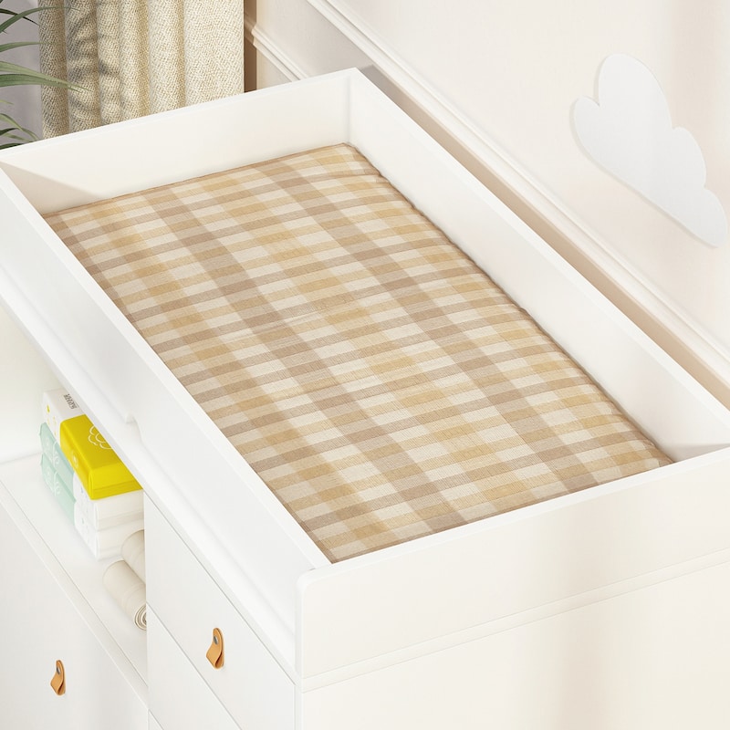 Baby Changing Table Dresser Nursery Dresser Chest Changing Station