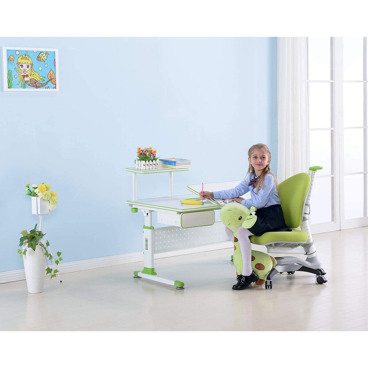 Apexdesk little soleil dx series children's height adjustable chair clearance