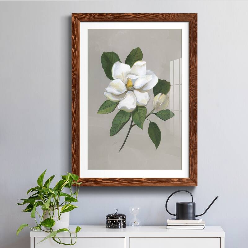 Botanical Magnolia-Premium Framed Print - Ready to Hang