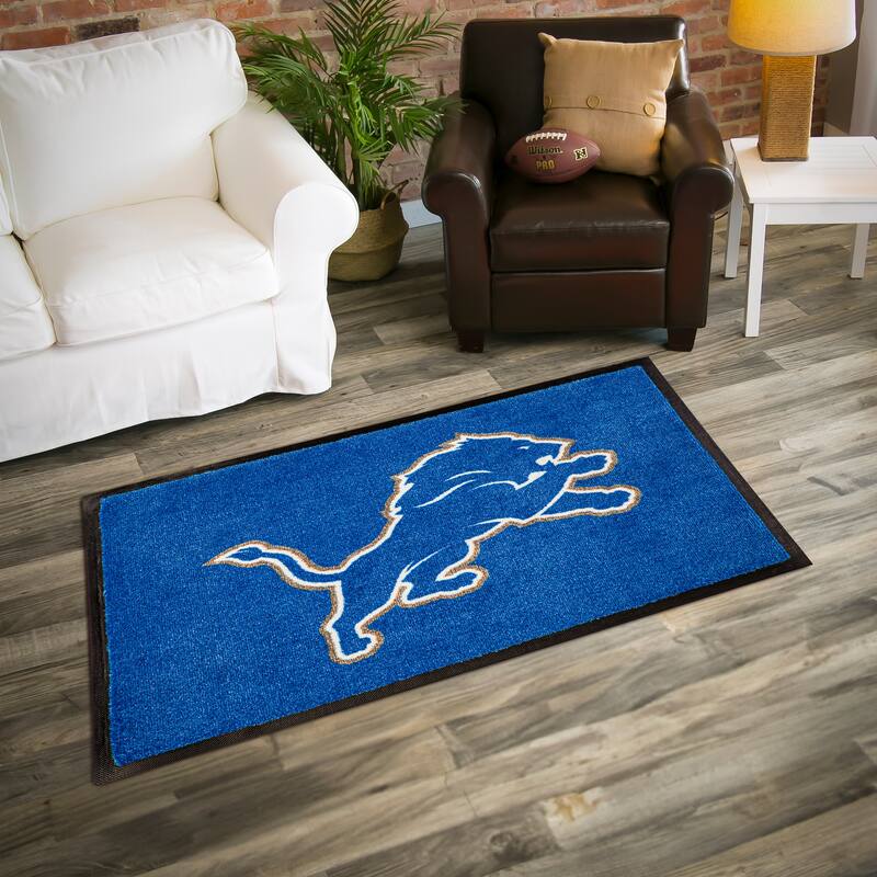 Nylon Indoor/Outdoor Entryway Door Mat, Detroit Lions - 3' x 5'