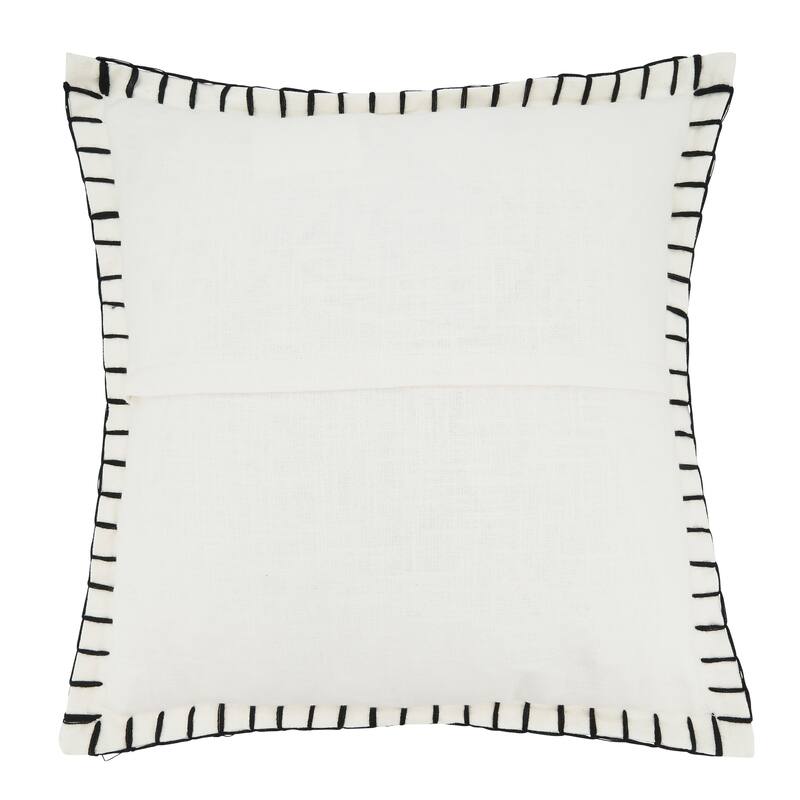 Simple Elegance Chunky Whip Stitch Throw Pillow