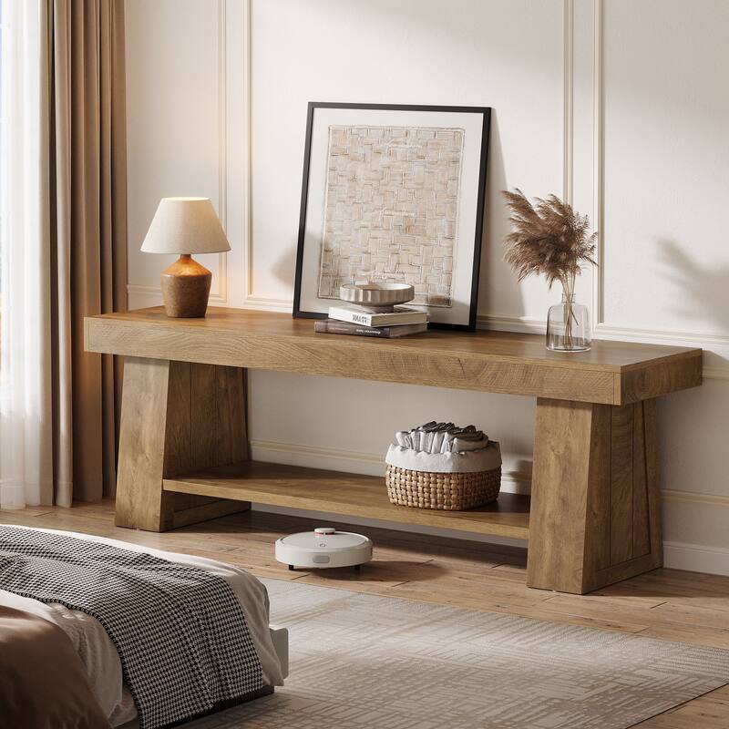 63" TV Stand for TVs up to 75 Inch, Entertainment Center with Storage Shelves, Media Television Stands for Living Room, Bedroom