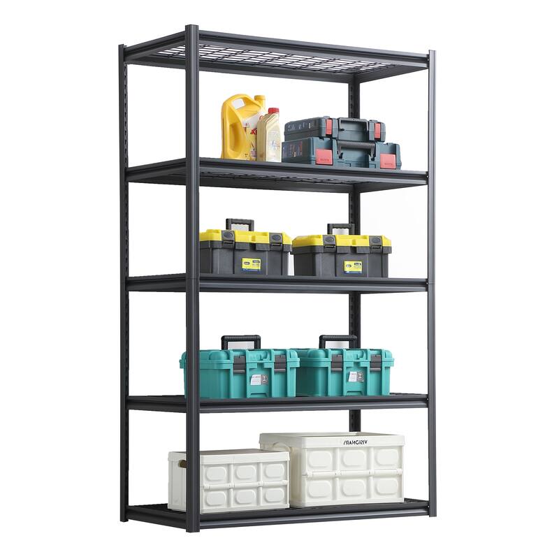 5 Tier Adjustable Heavy Duty Metal Storage Shelves