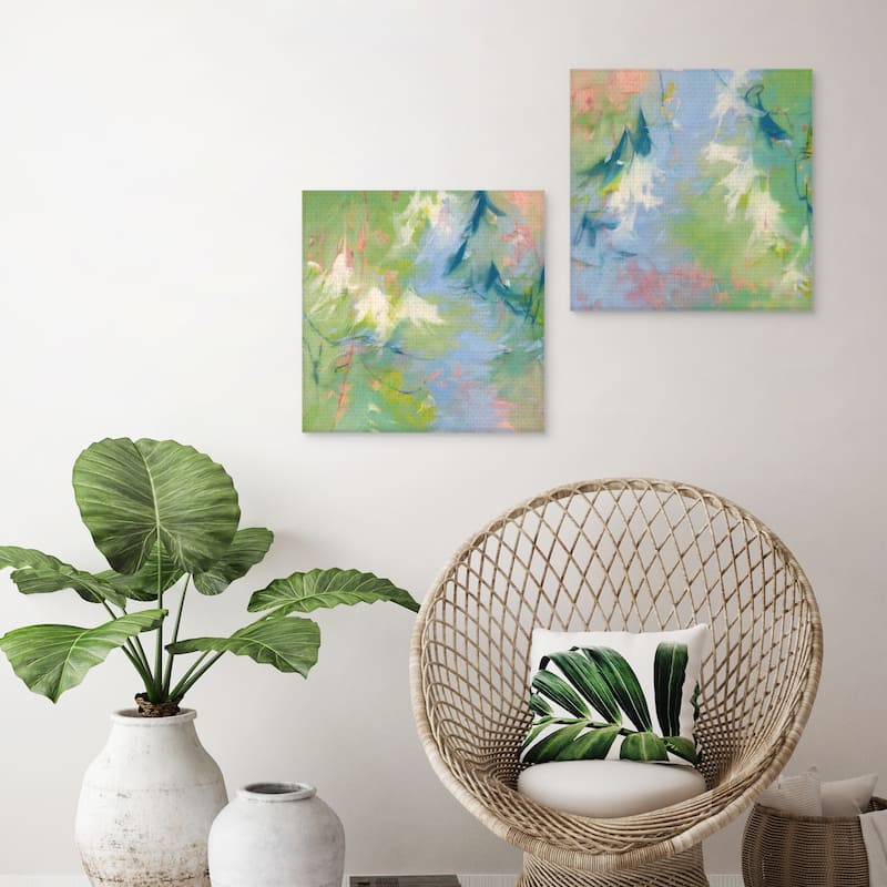 Wisp I & II by Elisa Sheehan Canvas Art Prints