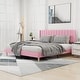 preview thumbnail 18 of 145, Alazyhome Upholstered Platform Bed Frame