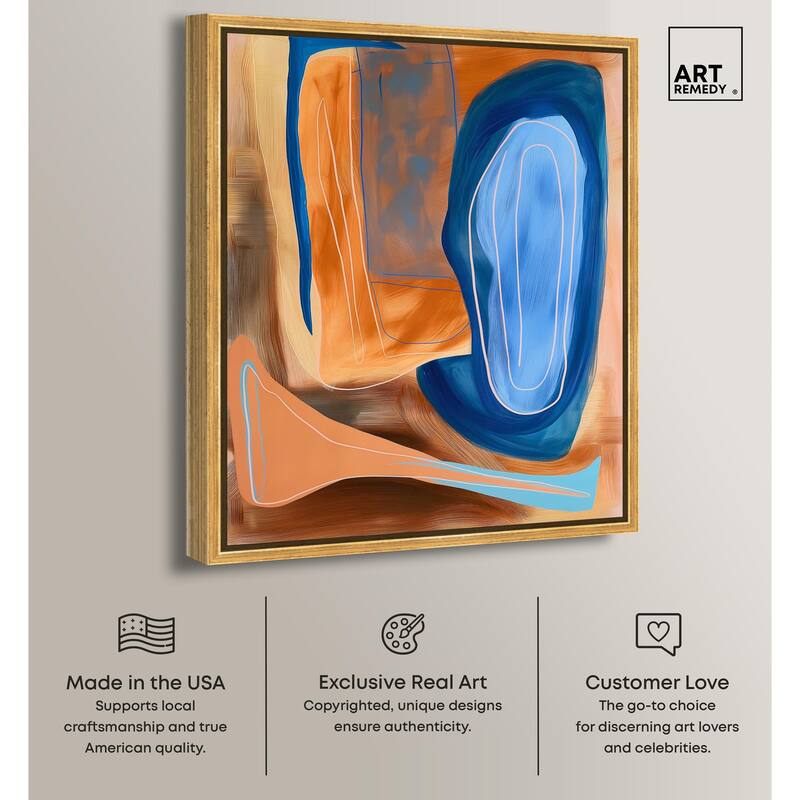 An Abstract Oil I Canvas by Art Remedy