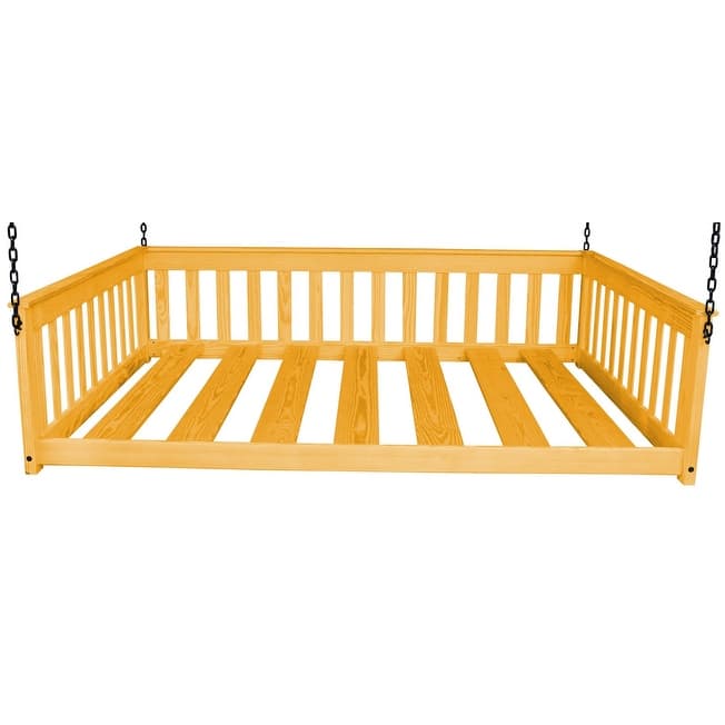 Pine Twin Mission Hanging Daybed with Chain