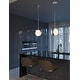preview thumbnail 15 of 13, AFX Verona LED Pendant 9" - Satin Nickel