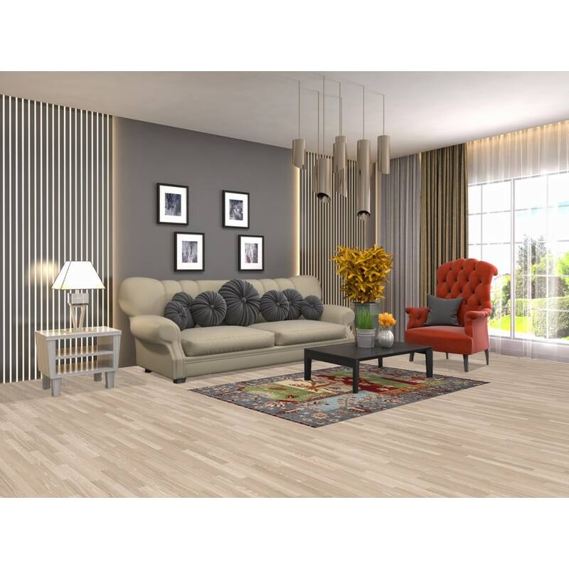 Vegetable Dye Kazak Oriental Wool Area Rug Hand-knotted Foyer Carpet - 3'11" x 5'9"