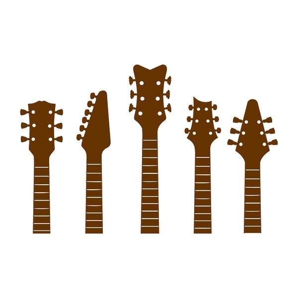 Shop Guitar Necks Wall Decal For Boys Nursery Overstock 32027107