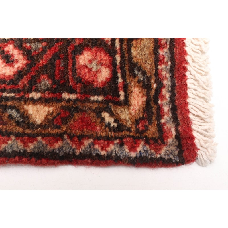 ECARPETGALLERY Hand-knotted Andelz Copper Wool Rug - 2'4 x 10'1