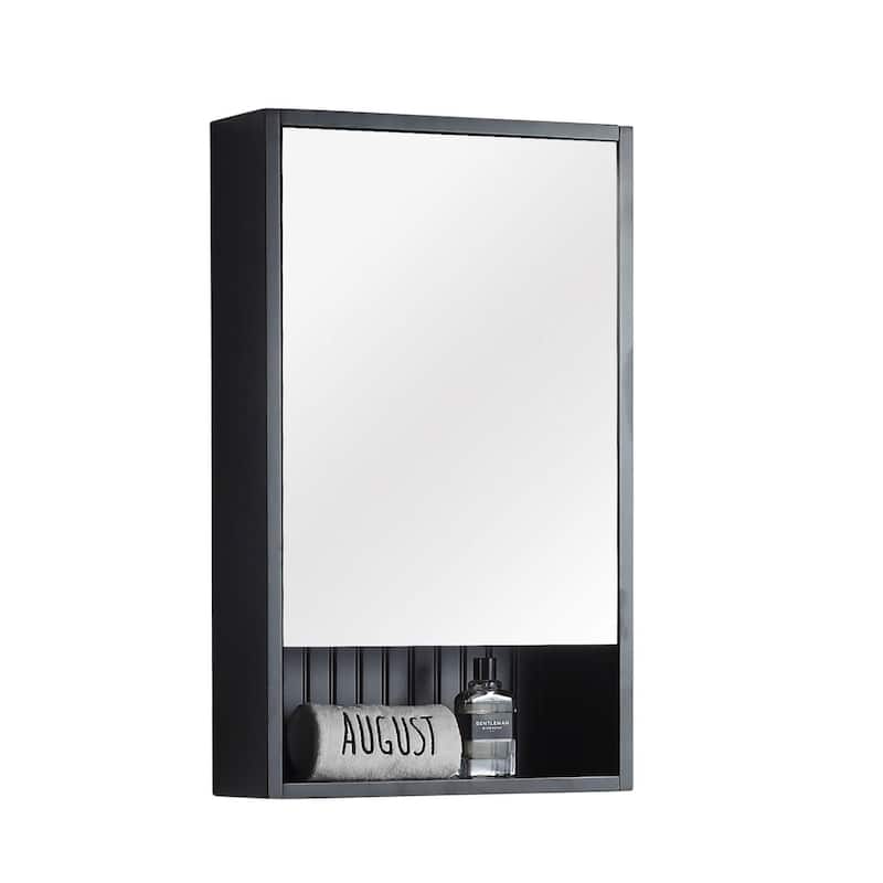 Venezian Medicine Cabinet - 18" - Black