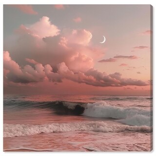 Rosewater Rise Canvas Glam Beach Art by Art Remedy - Bed Bath & Beyond ...