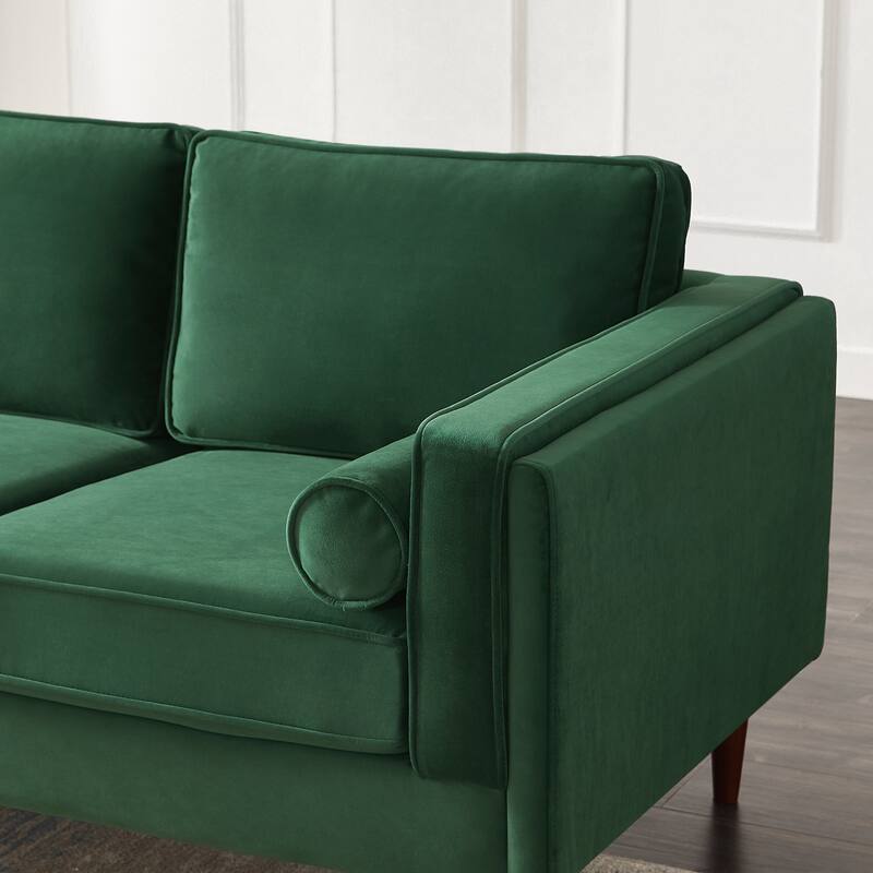 Lavinia Mid Century Modern Style Sofa Couch for Living Room - 33" x 88" x 34"