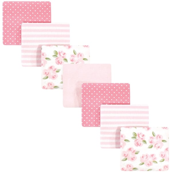 slide 1 of 1, Little Treasure Baby Girl Cotton Flannel Receiving Blankets, Beyoutiful 7-Pack, One Size - Beyoutiful 7-Pack - One Size One Size - Beyoutiful 7-Pack
