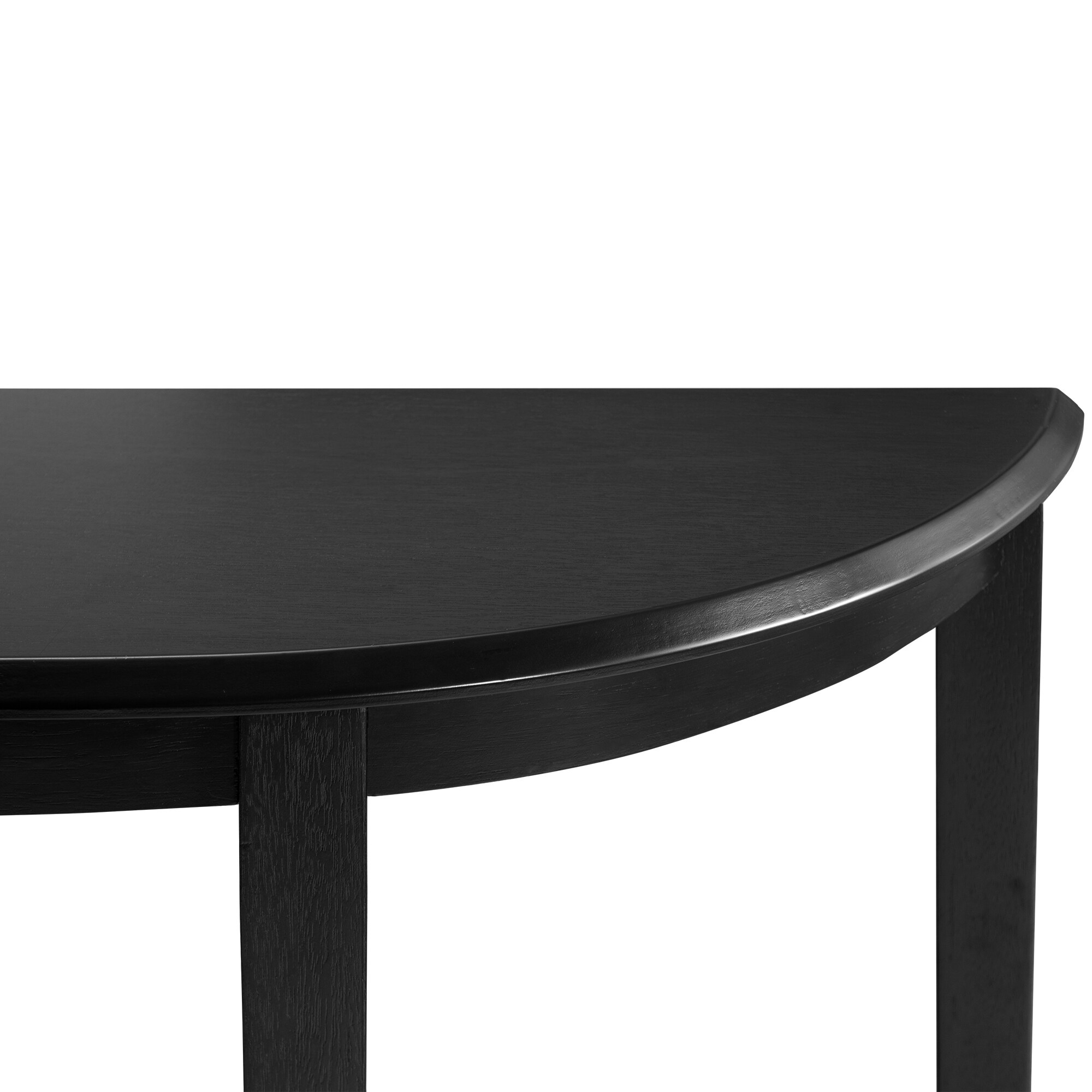Shop Sunjoy Black Demilune Accent Table Overstock 30722024