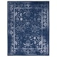 preview thumbnail 71 of 147, SAFAVIEH Adirondack Dakota Rustic Shabby Chic Distressed Rug 9' x 12' - Navy/Ivory