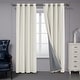 preview thumbnail 7 of 95, Deconovo Faux Linen Total Blackout with Coating Curtains (2 Panel)