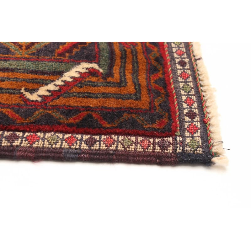ECARPETGALLERY Hand-knotted Teimani Charcoal Wool Rug - 3'10 x 6'4
