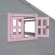 preview thumbnail 6 of 5, Twin over Twin Bunk Bed with 2 Drawers, 1 Storage Box, 1 Shelf, Window and Roof-Gray