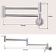 preview thumbnail 13 of 40, WOWOW Wall Mounted Pot Filler Faucet with Double Joint Swing Arms