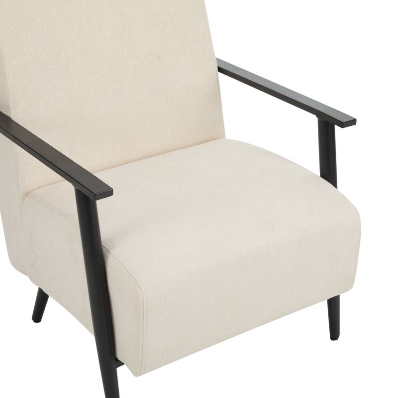 Polyester Lounge Chairs (Set of 2） with Sturdy Metal Frames, Ergonomic Design, and Space-Saving Profile