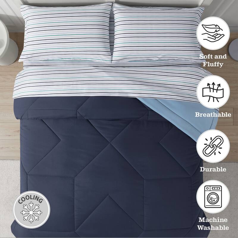 Cooling Technology 5-Piece Bed in a Bag