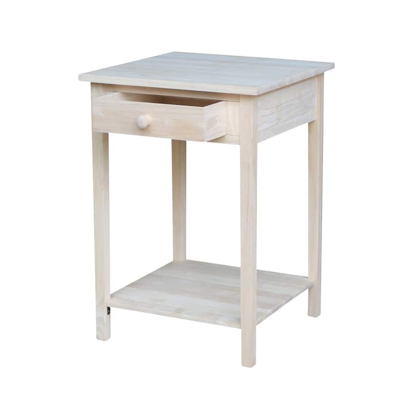 The Gray Barn Moonshine Unfinished Bedside Table