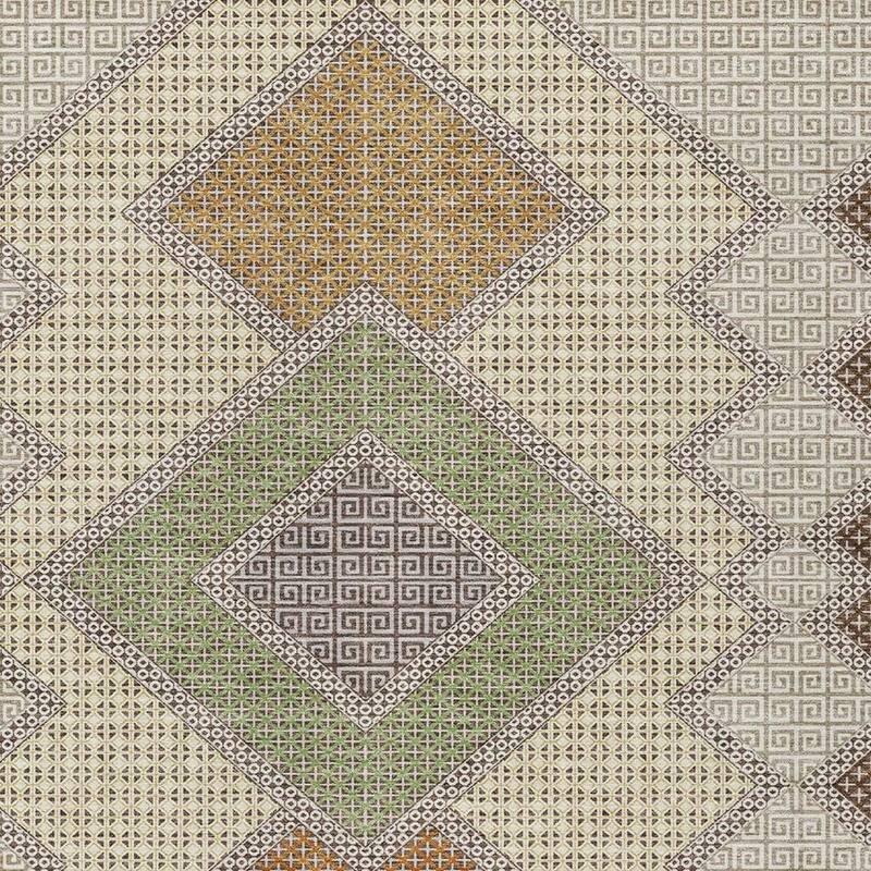 HomeRoots Geometric Transitional Rectangle Outdoor Rug