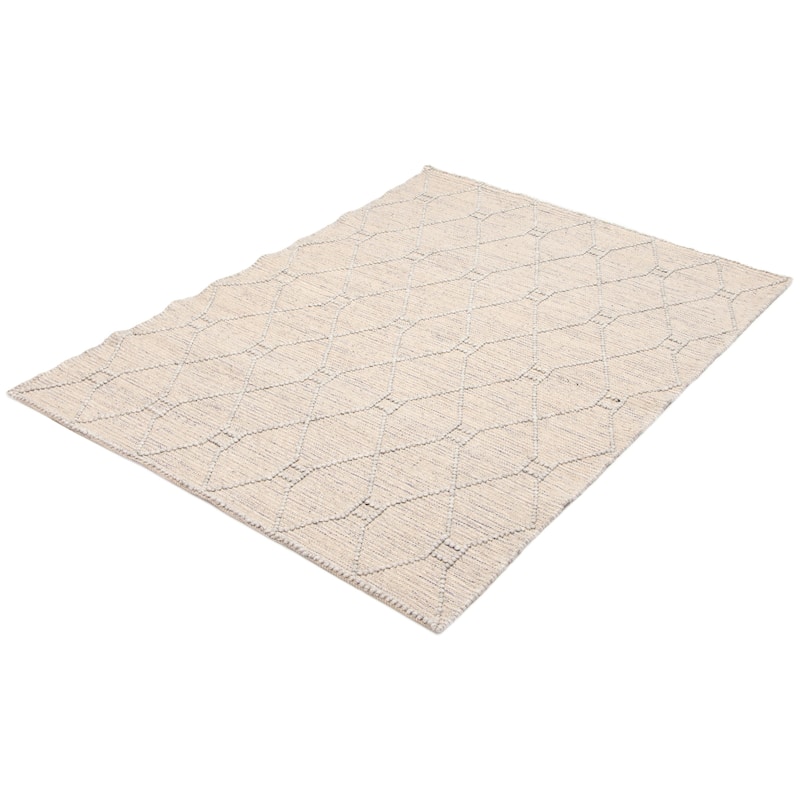 ECARPETGALLERY Braid weave Sienna Tan Wool Rug - 5'5 x 7'3