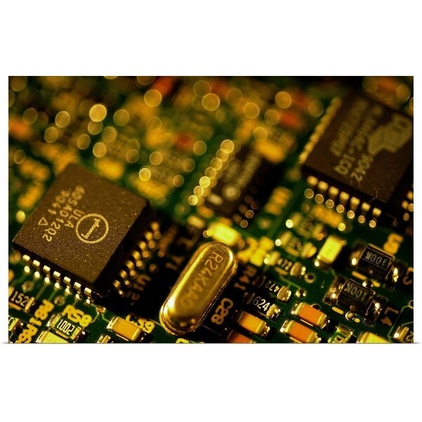 "Computer circuits" Poster Print