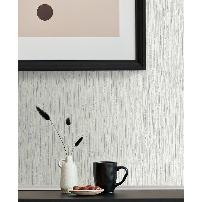 Seabrook Designs Verticale Geometric Non-Woven Unpasted Wallpaper