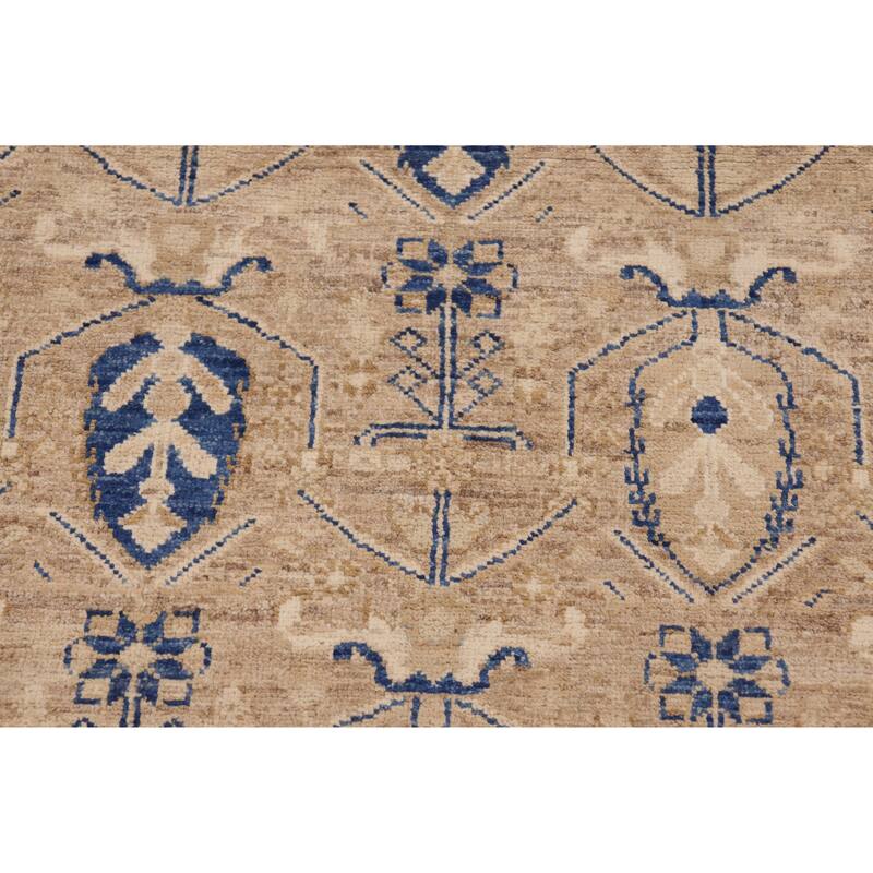 Vintage Herati Bidjar Hand Knotted Wool Rug