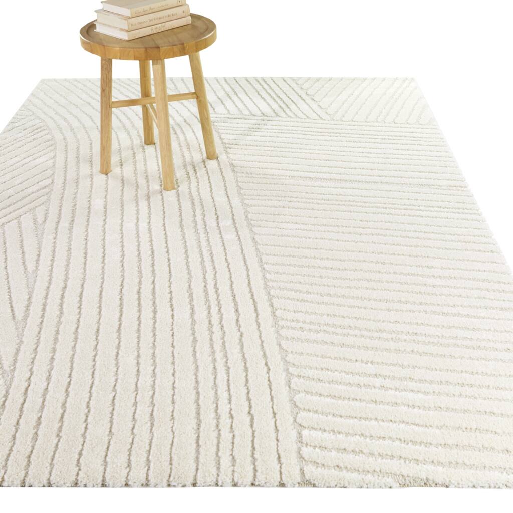 Jens Modern Striped Area Rug
