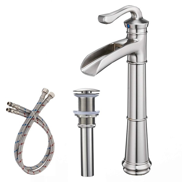 Vibrantbath Commercial Single Handle One Hole Bathroom Vessel Sink Faucet