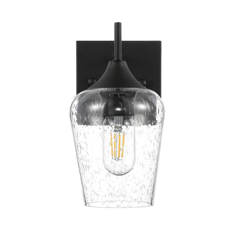 Seedy Glass Shade Vanity Wall Lamp Wall Sconce