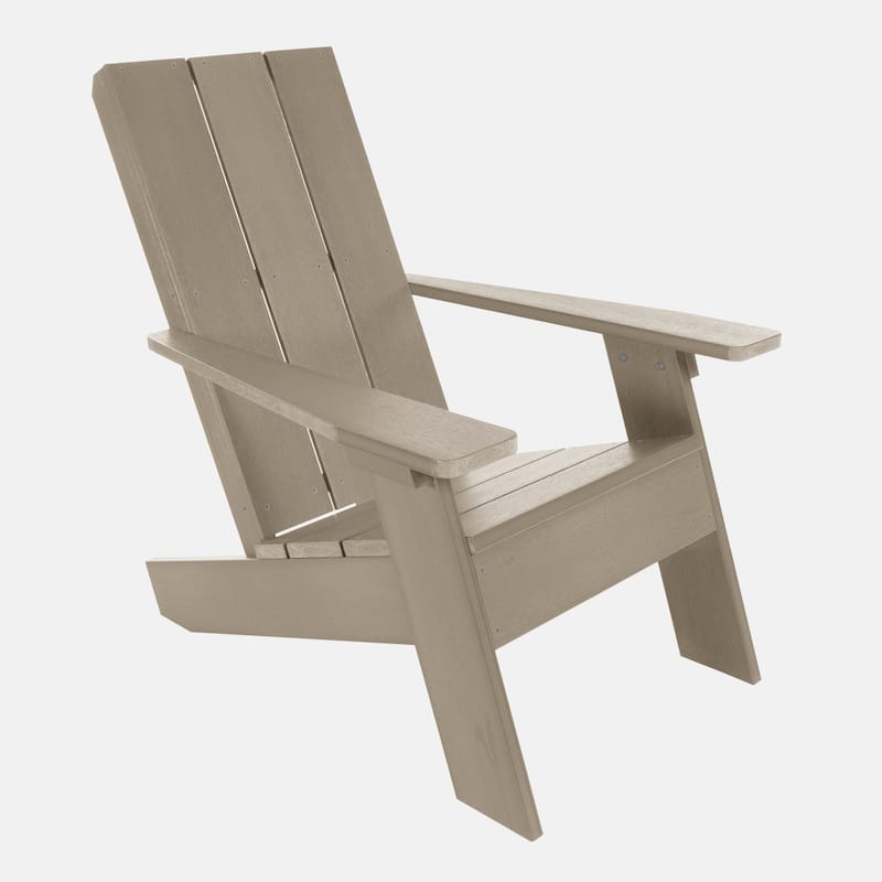 HIGHWOOOD Modern Adirondack Chair - Woodland Brown