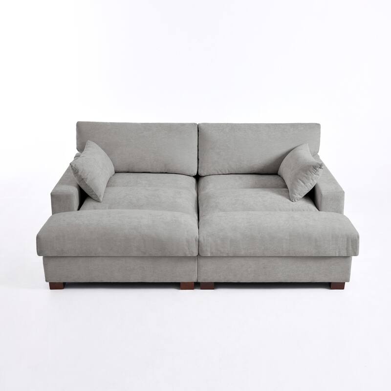 Modern Modular Sectional Sofa Chaise Couch Bed