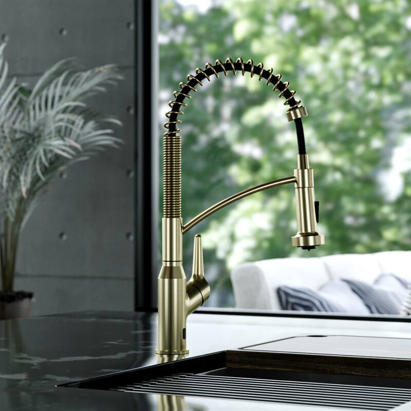 Karran Scottsdale Single-Handle Pull-Down Sprayer Touchless Kitchen Faucet