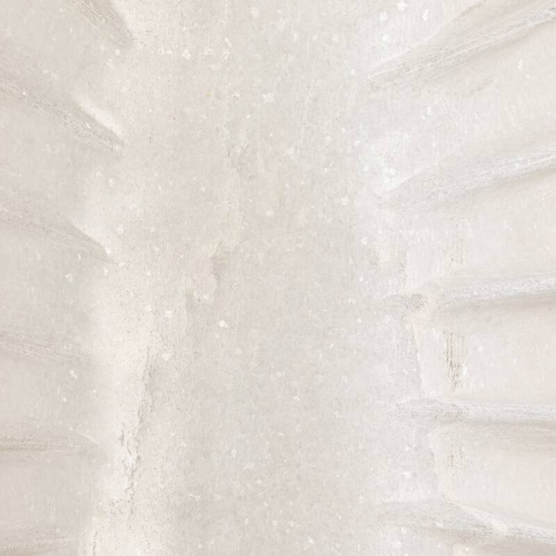 Marble Ruffle Bowl - 14.0"L x 6.0"W x 3.0"H