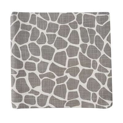 Split P Gray Giraffe Printed Napkin Set of 4 - 20" X 20"
