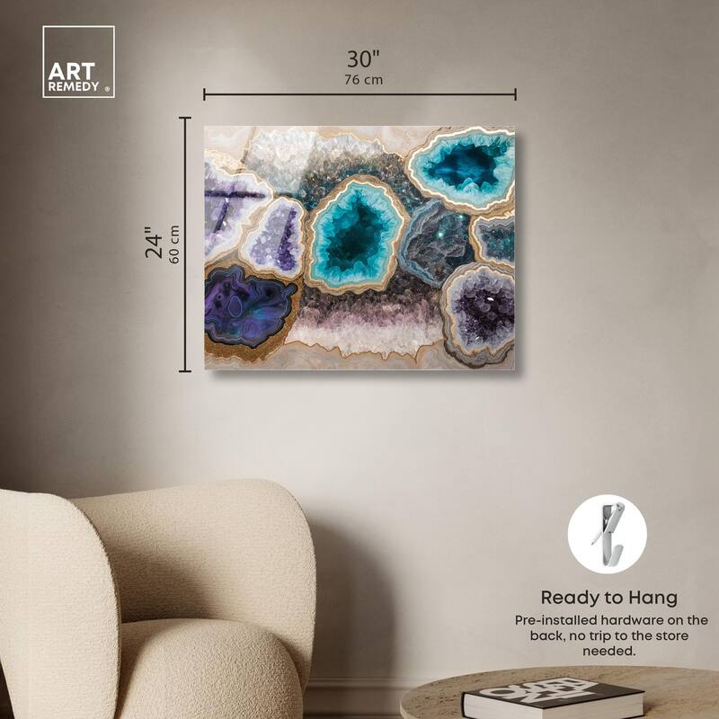 Mineral Multiverse Acrylic by Art Remedy, Ready to Hang