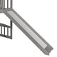 preview thumbnail 6 of 5, Concise & Unique Twin Size Loft Bed with Slide, House Bed with Solid Pine Legs and Durable Frame, Full-length Guardrail