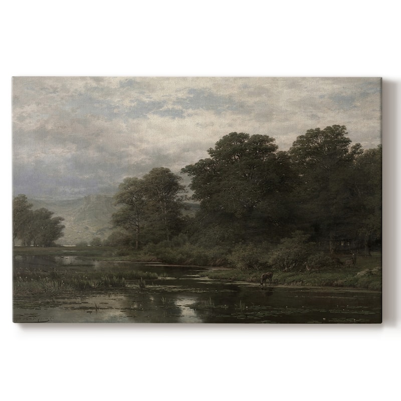 Vintage Landscape -CDLXX -Gallery Wrapped Canvas