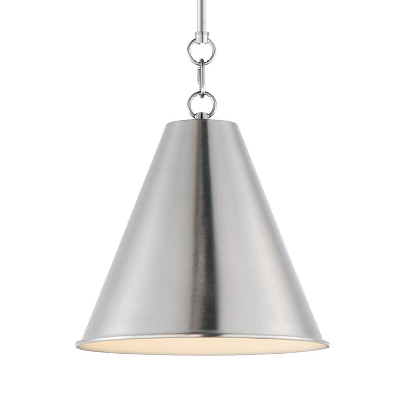 Maxim 15162 Veritas 12" Wide Pendant - Satin Nickel