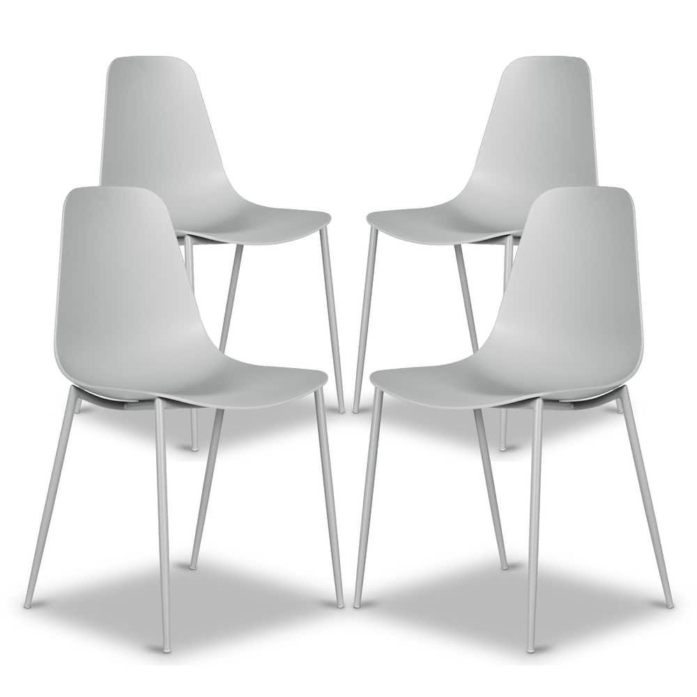 Poly & Bark Isla Modern Dining Chairs (Set of 4) - Indoor or Outdoor Use