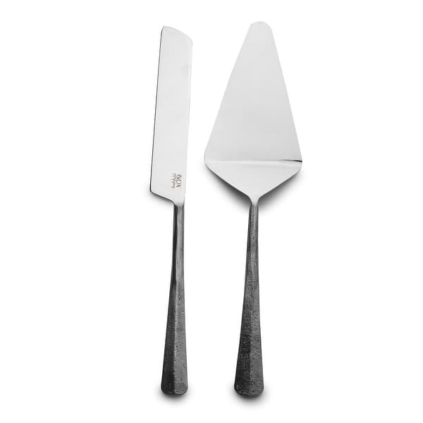 INOX Ridge Nascent Steel Cake Serving Set