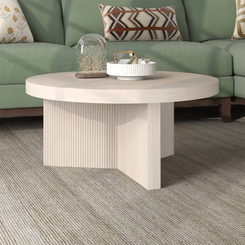 Holm 32" Wide Round Coffee Table
