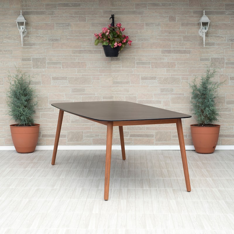 Amazonia Hawaii Dining Table, White or Black